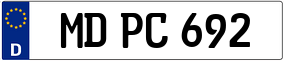 Truck License Plate